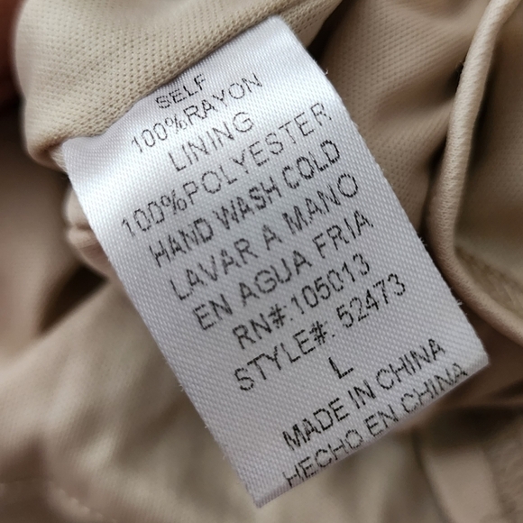 Andree by Unit Long Sleeve Cream Romper Women's Large L Layered Ruffle Sleeves - Picture 8 of 8